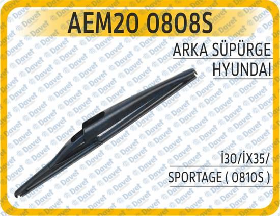 AEM 200808S Arka Silecek Supurgesi 250 Mm I30 Ix35 Sportage ( 0810s )
